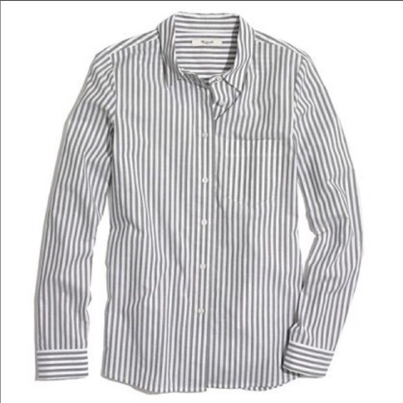 ⭐️3 FOR $20⭐️ Madewell Cafe Stripe Button Down